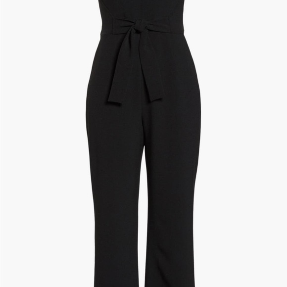 Vince Camuto Black Tie-Waist Jumpsuit NWT - Picture 6 of 9